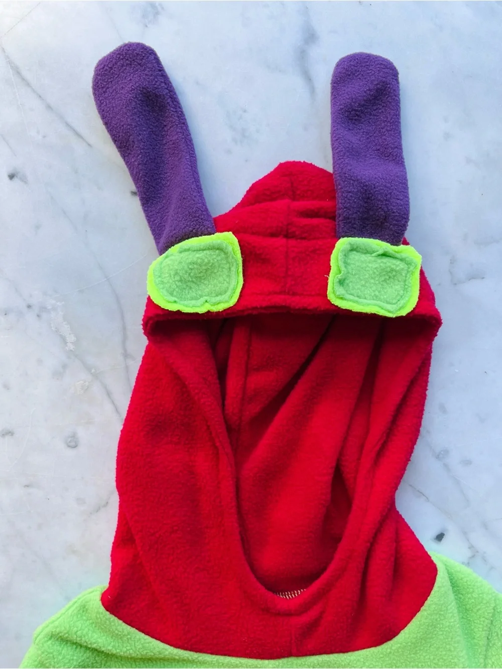 Halloween Hungry Caterpillar Fleece Hooded Toddler Costume 18-24 months